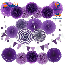 Violett Partydekoration 21