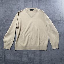 Sweater Beige Merinowolle Gr. XL 54 Herren Pullover c.comberti