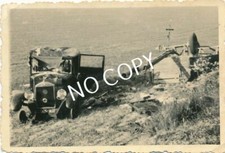 Foto WK II Fahrzeug Mercedes Benz Gespann Unfall G1.48