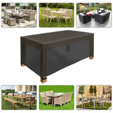 Gartentisch Abdeckung Schutzhülle Gartenmöbel Abdeckplane Wasserdicht Winddicht 
