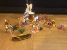 Playmobil - Indianer - Indianer Sippe mit Tippi - 3733-A