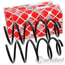 2x FEBI FAHRWERKSFEDER VORNE für RENAULT CLIO II + KASTEN/SCHRÄGHECK 1.2 - 1.9