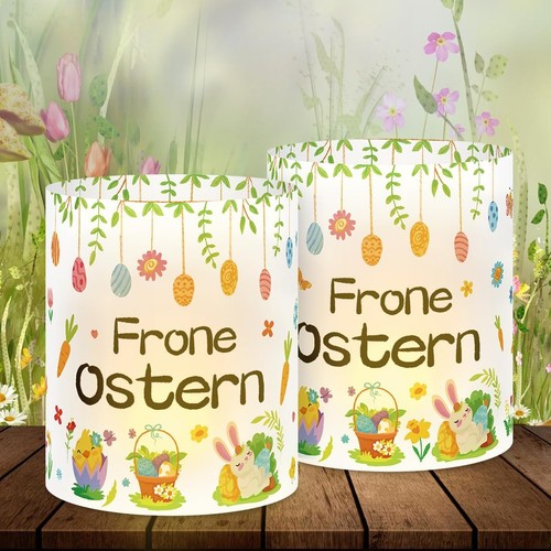 Windlicht tischdeko ostern - windlicht,