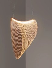 BirkenLicht | Zarte Hängelampe aus Naturholz