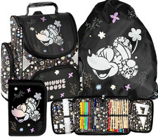 3 TEILE SET Schulranzen MINNIE