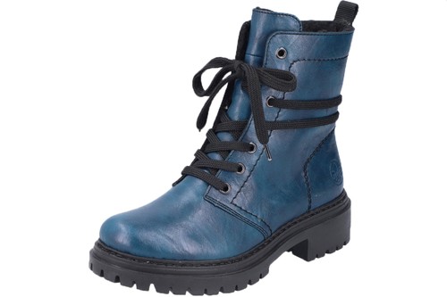 Rieker biker boots - rieker, petrol/blau