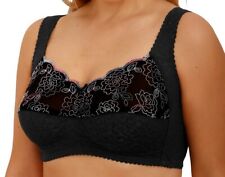 Schicker KOMFORT-BH schwarz-multi OHNE BÜGEL 85 100 115 120 CUP C NEU