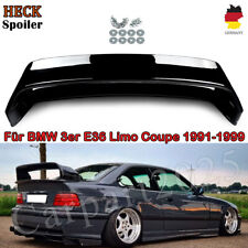 Heckflügel Heckspoiler für BMW 3er E36 1990-1998 M3 GT Class 2 Hochglanz Schwarz