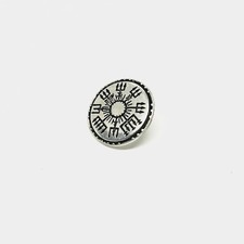 Vegvisir Knopf 21 x 21 mm mit