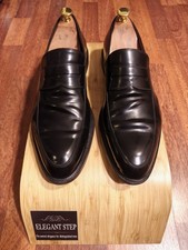 Fratelli Rossetti Herren Loafers Grösse 43,5 in Schwarz Leder - NP 620€