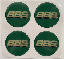 4 x BBS Silicon Emblem Aufkleber für Radkappen Nabendeckel Epoxidharz Logo