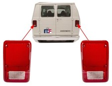 2x Rückleuchtenglas 78-93