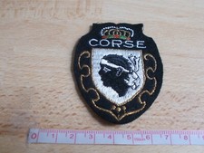 Wappenschild, Patch Aus Stoff Bestickt Korsika