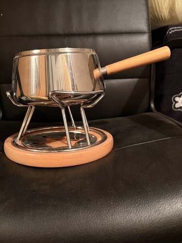 Fondue set metall holz - fondue-set, metall/holz