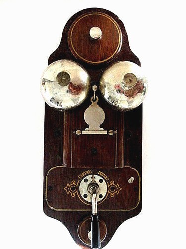 Antikes telefon wandtelefon - telefon,