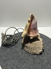 Vintage muschel tischlampe aus - muschel,