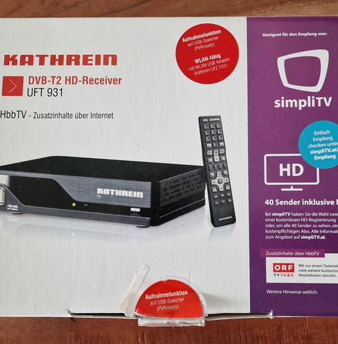 Dvb receiver kathrein uft - dvb-t2,