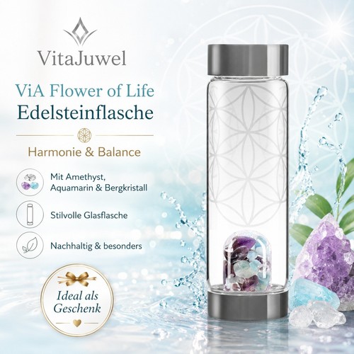 Vitajuwel edelsteinflasche via - edelsteinflasche,
