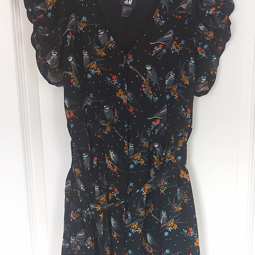 Damen kleid 38 schwarz - h&m,