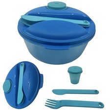 Tupperware salat blau - salat, to