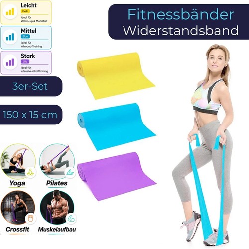 3er set fitnessbänder sport - 3er,