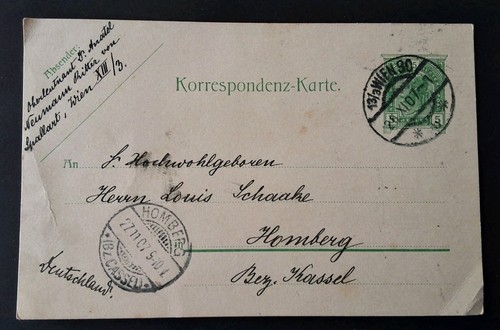 Korrespondenzkarte - gs,