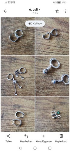 Konvolut von 925 silber - 7,