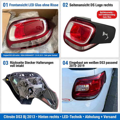 Citroën ds3 led rückleuchte - led,