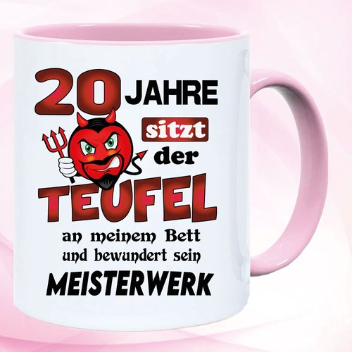 Tasse geburtstag teufel devil - geburtstag,