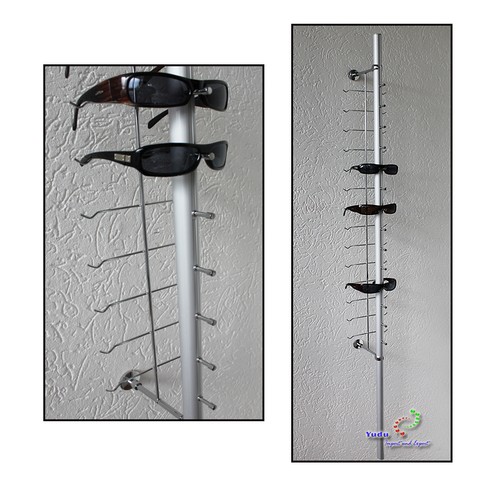 Alu brillenwandhalter - alu,