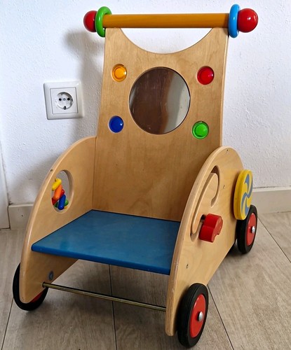 Haba holz lauflernwagen mit - holz,