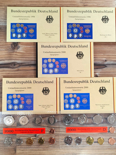 Brd kursmünzensätze - brd,
