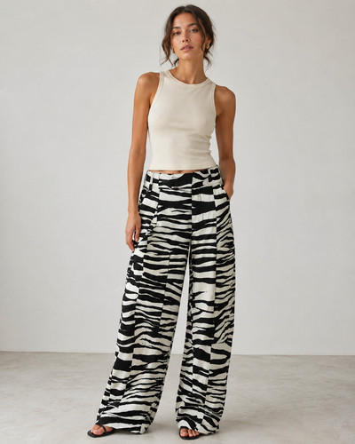 Zara hose damen zebra - zara,