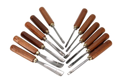 Schnitzeisen set tlg in - schnitzeisen,
