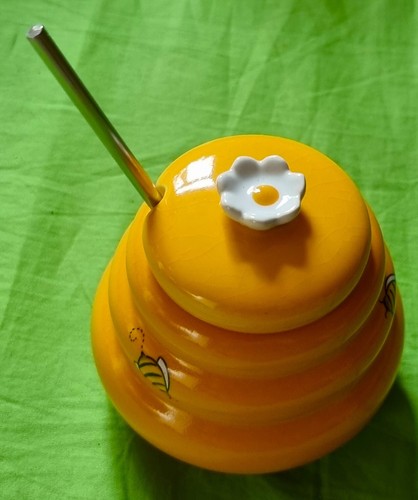 Honigtopf mit deckel und - honigtopf,
