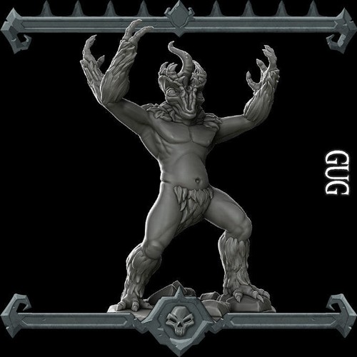 Gug monster resin - gug, 3d
