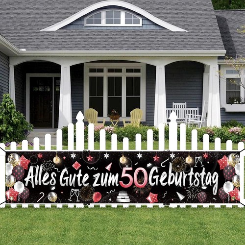 Banner geburtstag mann frau - banner, 50