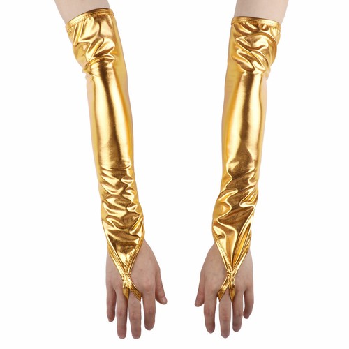 Damen glänzende fingerlose - damen,
