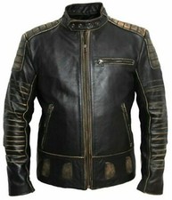 Herren vintage biker motorrad - vintage,