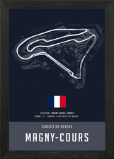 Magny cours gerahmtes - gerahmtes, wandbild