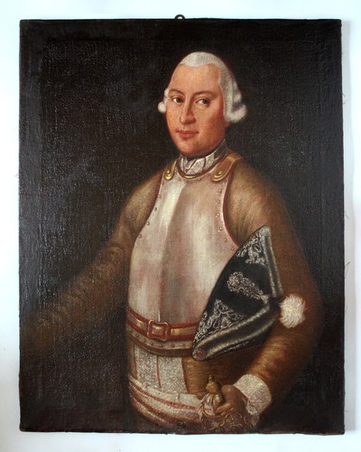 Barockes porträt eines - barockes,