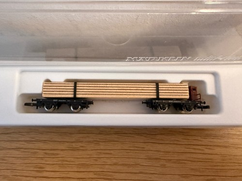 Märklin 8219 langholzwagen - db,