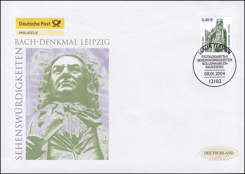 2375 swk bach denkmal - bach-denkmal, leipzig