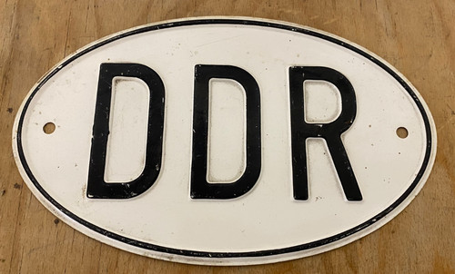 Altes blechschild ddr - blechschild,