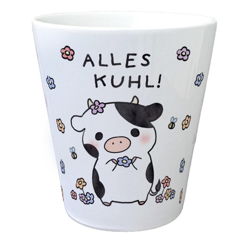Kuh blumentopf mit - kuh,