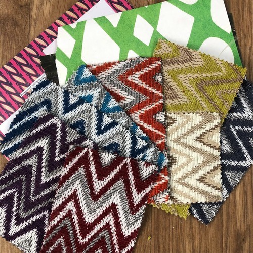 Chenille chevron polsterstoff - chevron,