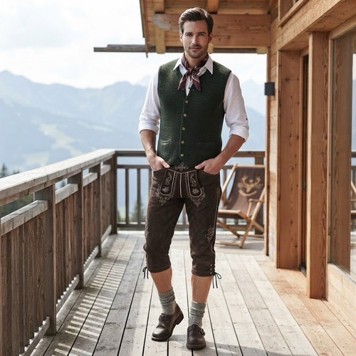Lederhose hirschberg braun - hirschberg,