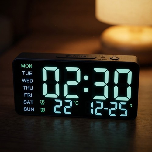 Großbild led digitaluhr - großbild,