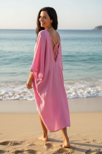 Kleid musselin maxi boho - maxi,