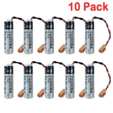 10x TOSHIBA ER6V/3.6V 2400mAh
